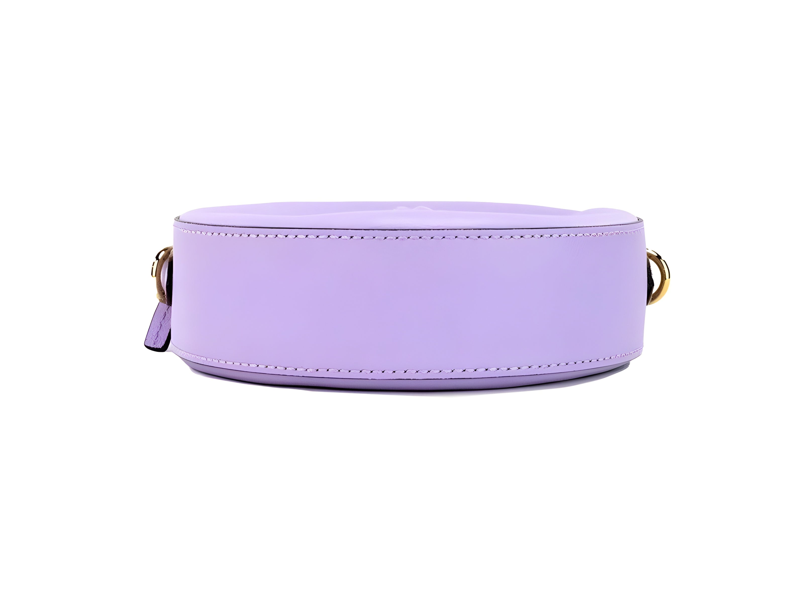 Geantă crossbody Versace Lilac Disco din piele, tip cameră