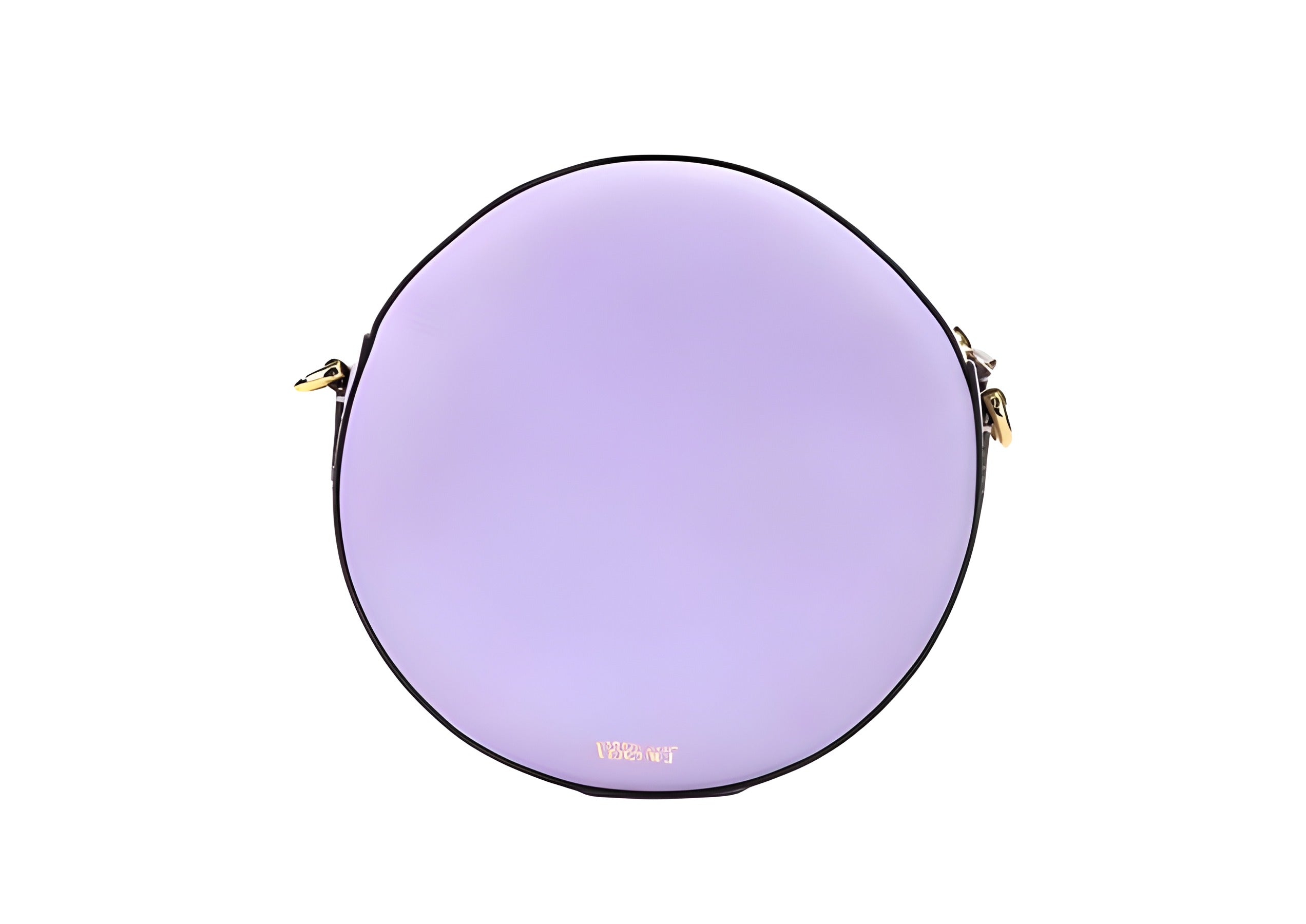 Geantă crossbody Versace Lilac Disco din piele, tip cameră