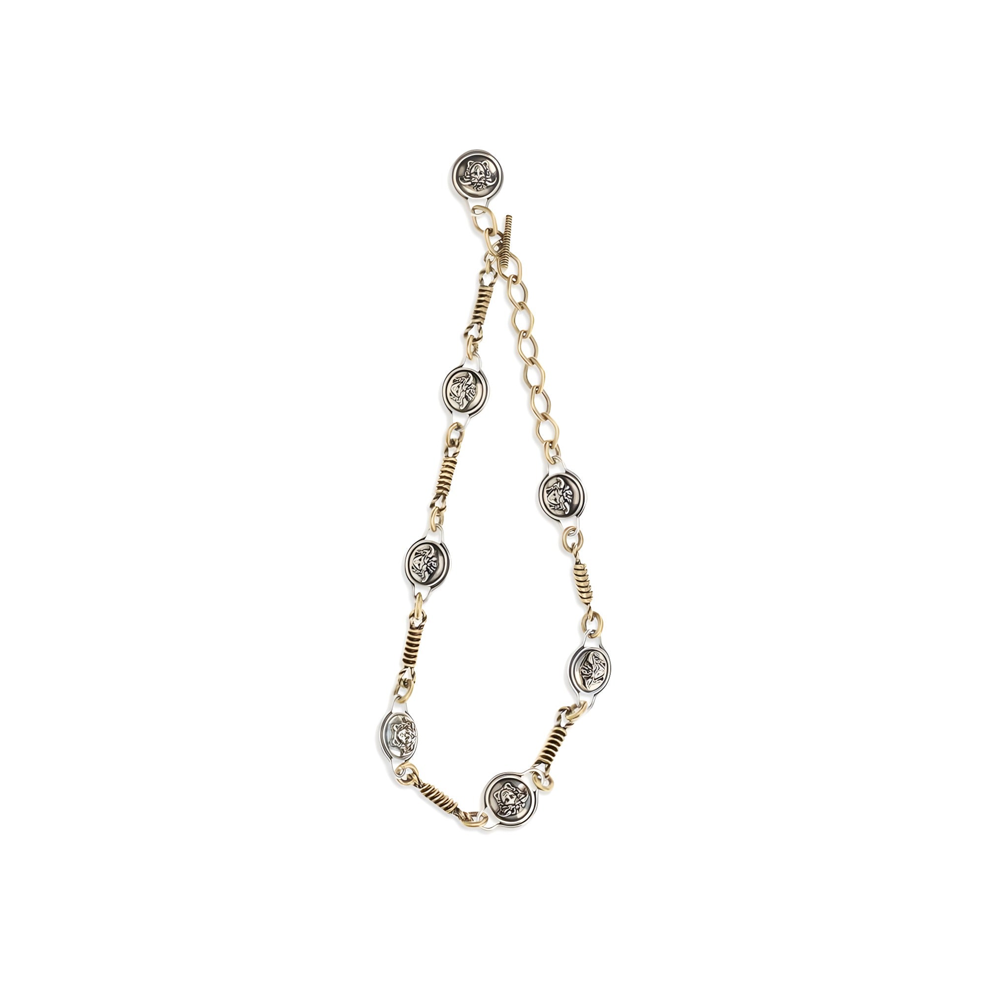 Versace Silver Brass Necklace