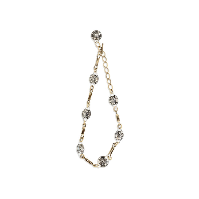 Versace Silver Brass Necklace