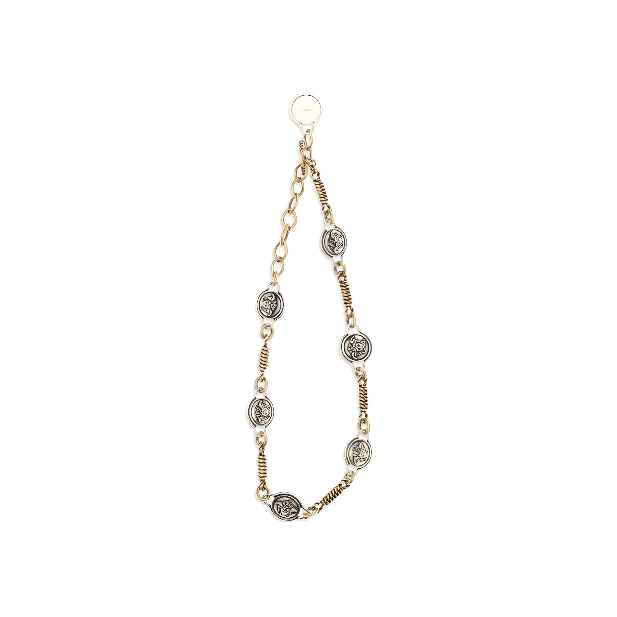 Versace Silver Brass Necklace