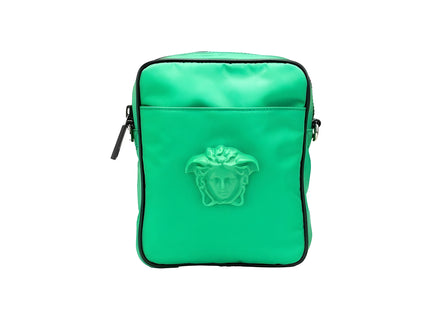 Geantă crossbody Versace Medusa verde