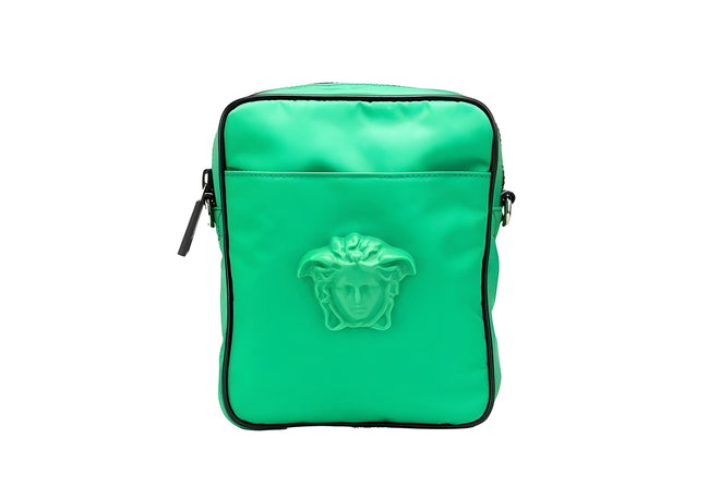 Geantă crossbody Versace Medusa verde
