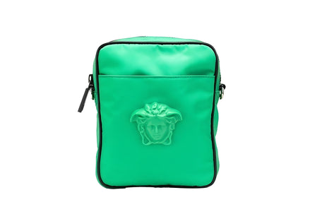 Geantă crossbody Versace Medusa verde