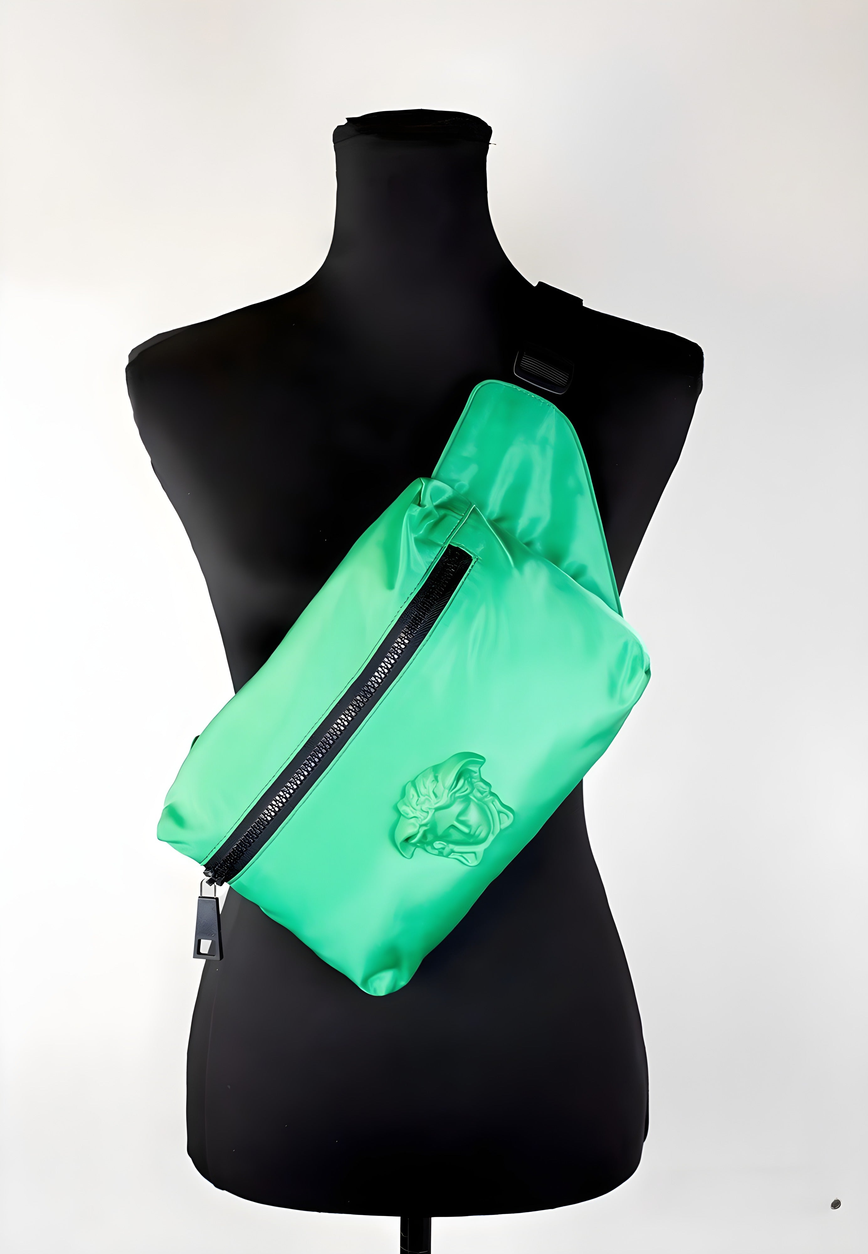 Geantă tip borsetă Versace Green Medusa