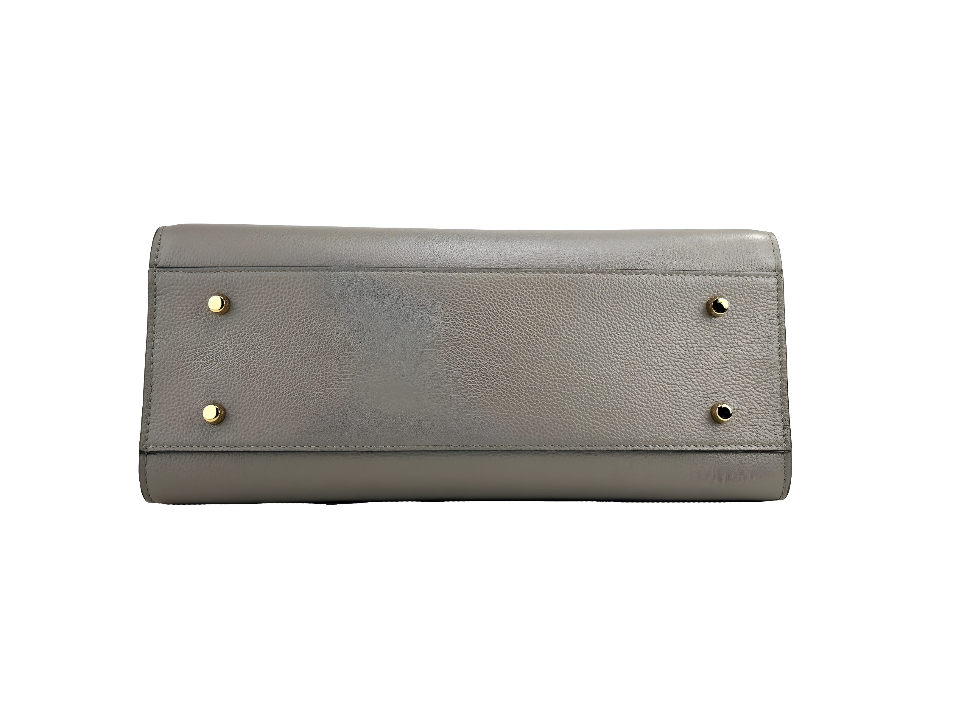 Geantă Versace Virtus Large din Piele, Tip Satchel cu Mâner Superior, Gri