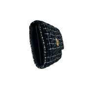 Versace Black Wallet On A Chain Crossbody Bag