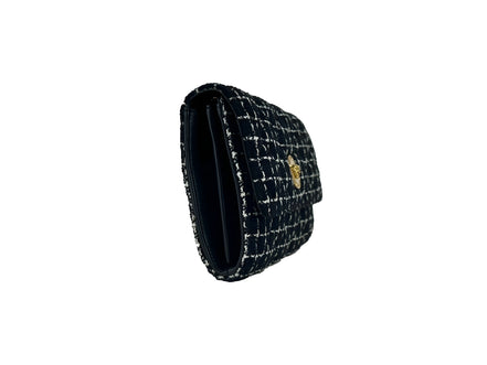 Versace Black Wallet On A Chain Crossbody Bag