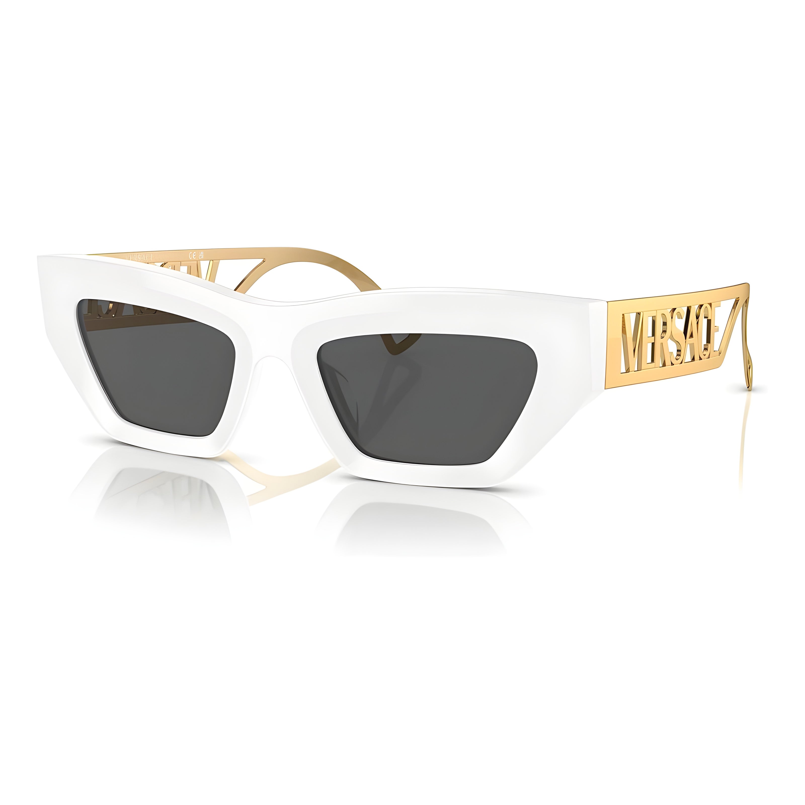 Ochelari de soare Versace albi