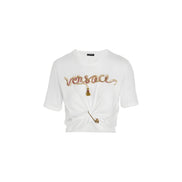 Tricou Versace alb din bumbac