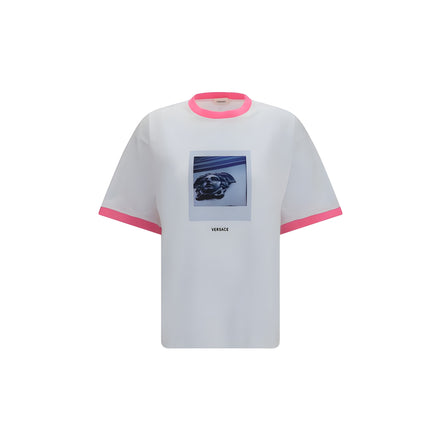 Tricou Versace alb din bumbac