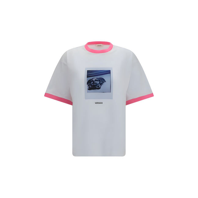 Tricou Versace alb din bumbac