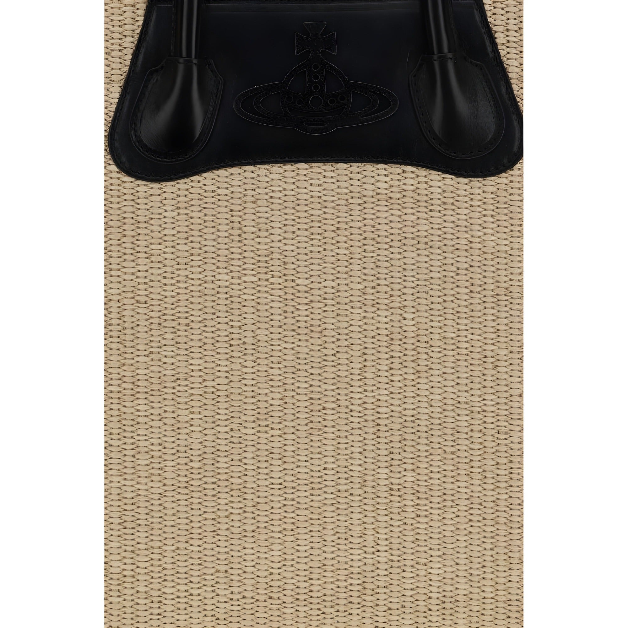 Vivienne Westwood Beige Raffia Shoulder Bag