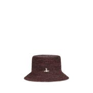 Vivienne Westwood Brown Raffia Bucket Hat