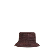 Vivienne Westwood Brown Raffia Bucket Hat