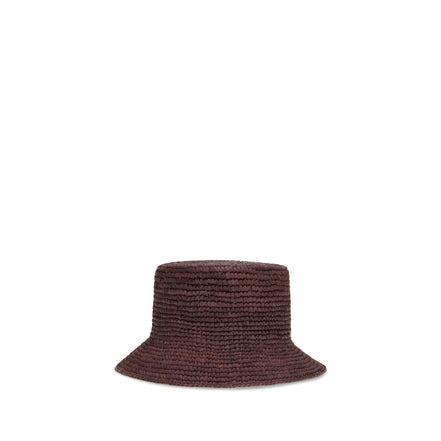 Vivienne Westwood Brown Raffia Bucket Hat