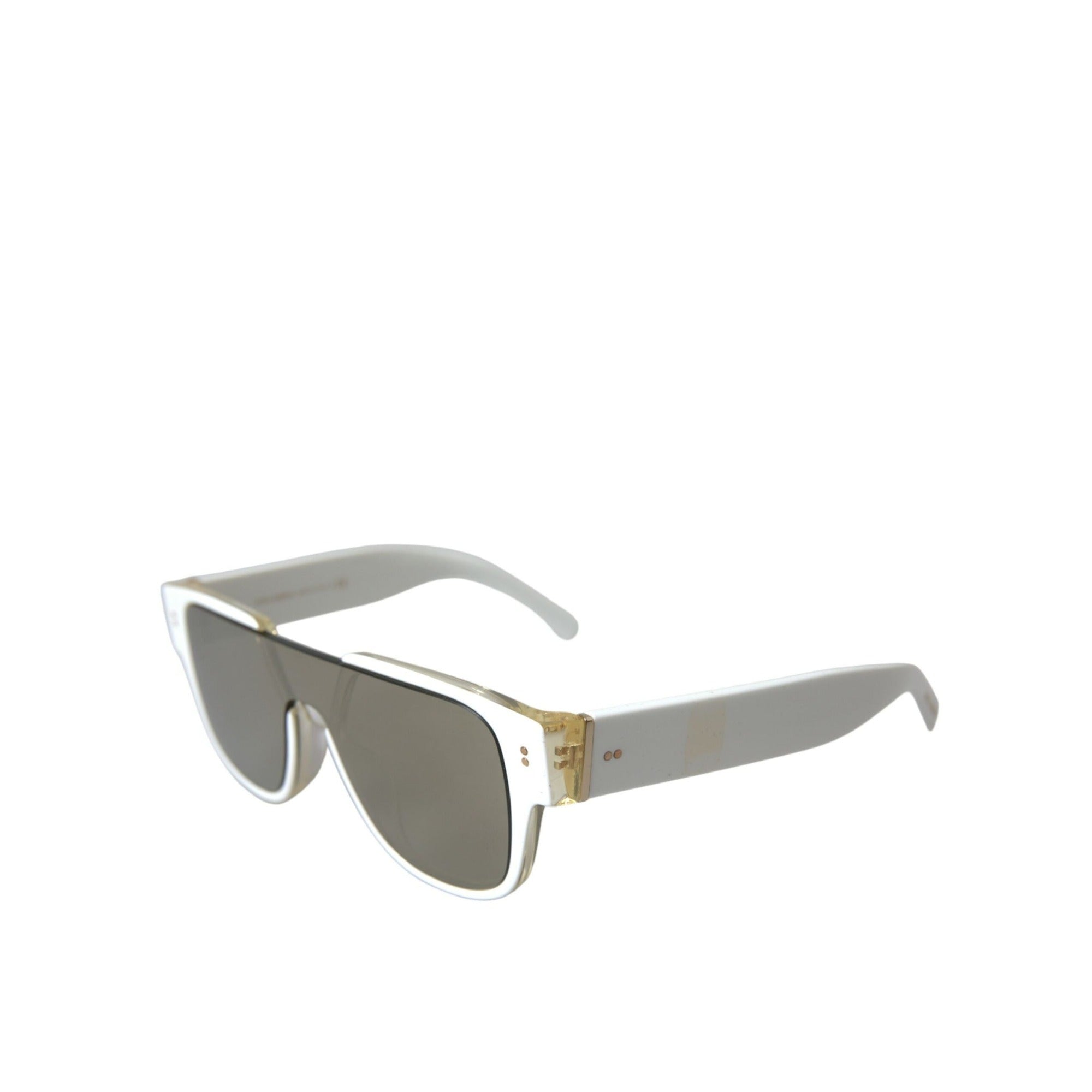 Ochelari de soare albi Dolce & Gabbana