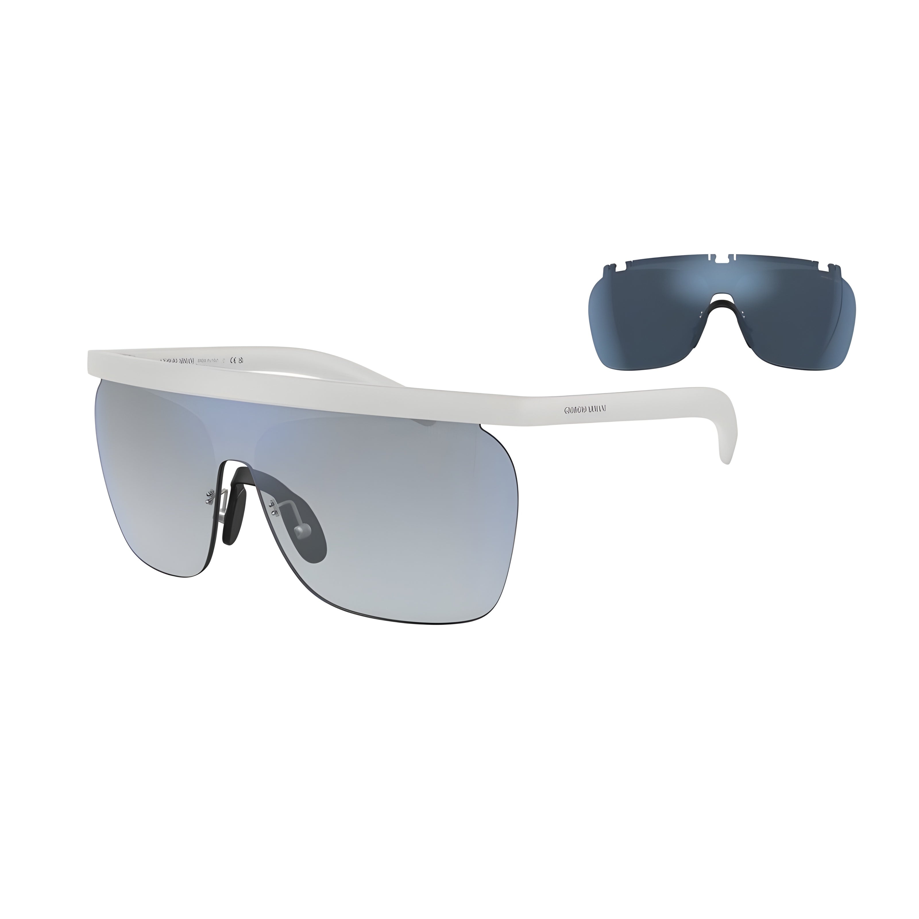 Ochelari de soare albi Giorgio Armani