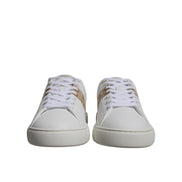 Sneakers joase Versace albe maro cu imprimeu Greca din TPU