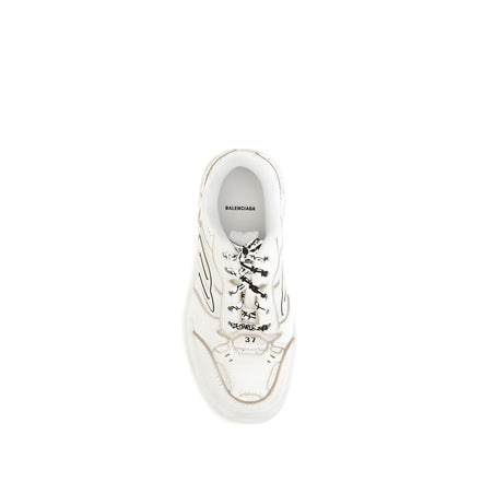 Adidași Balenciaga albi atletic