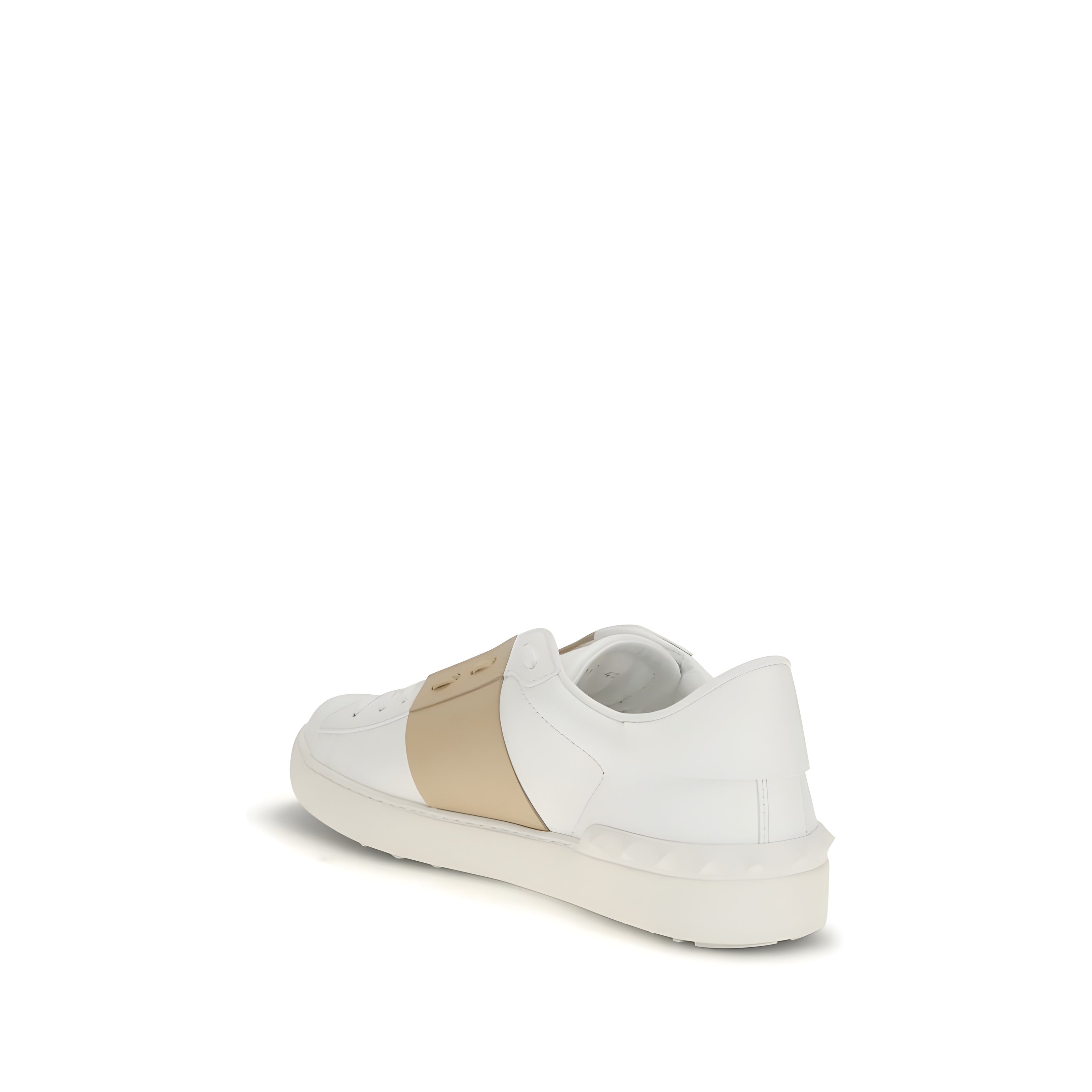Sneakerși Valentino Garavani albi joși