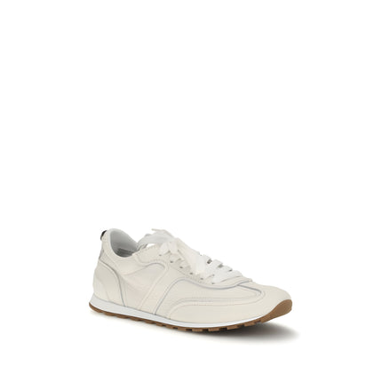 Pantofi sport albi joși Brunello Cucinelli