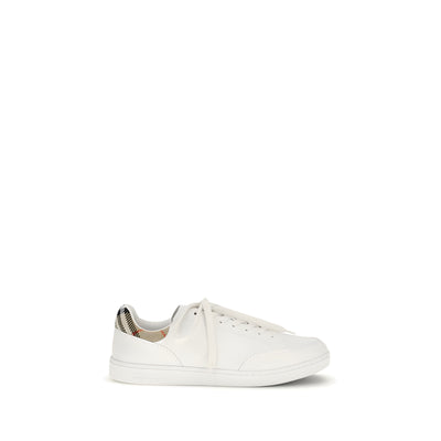 Adidași Burberry albi joși