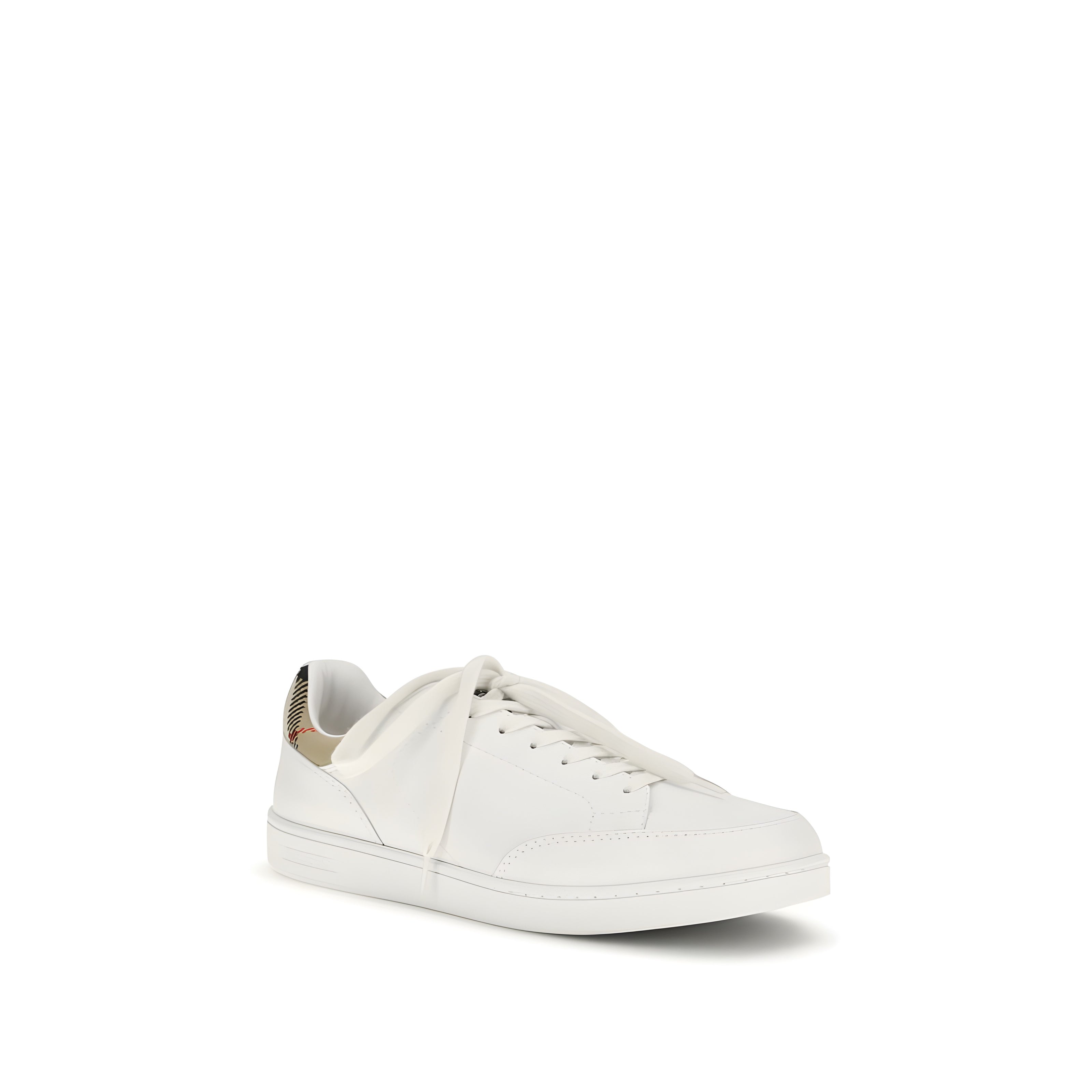 Adidași Burberry albi joși