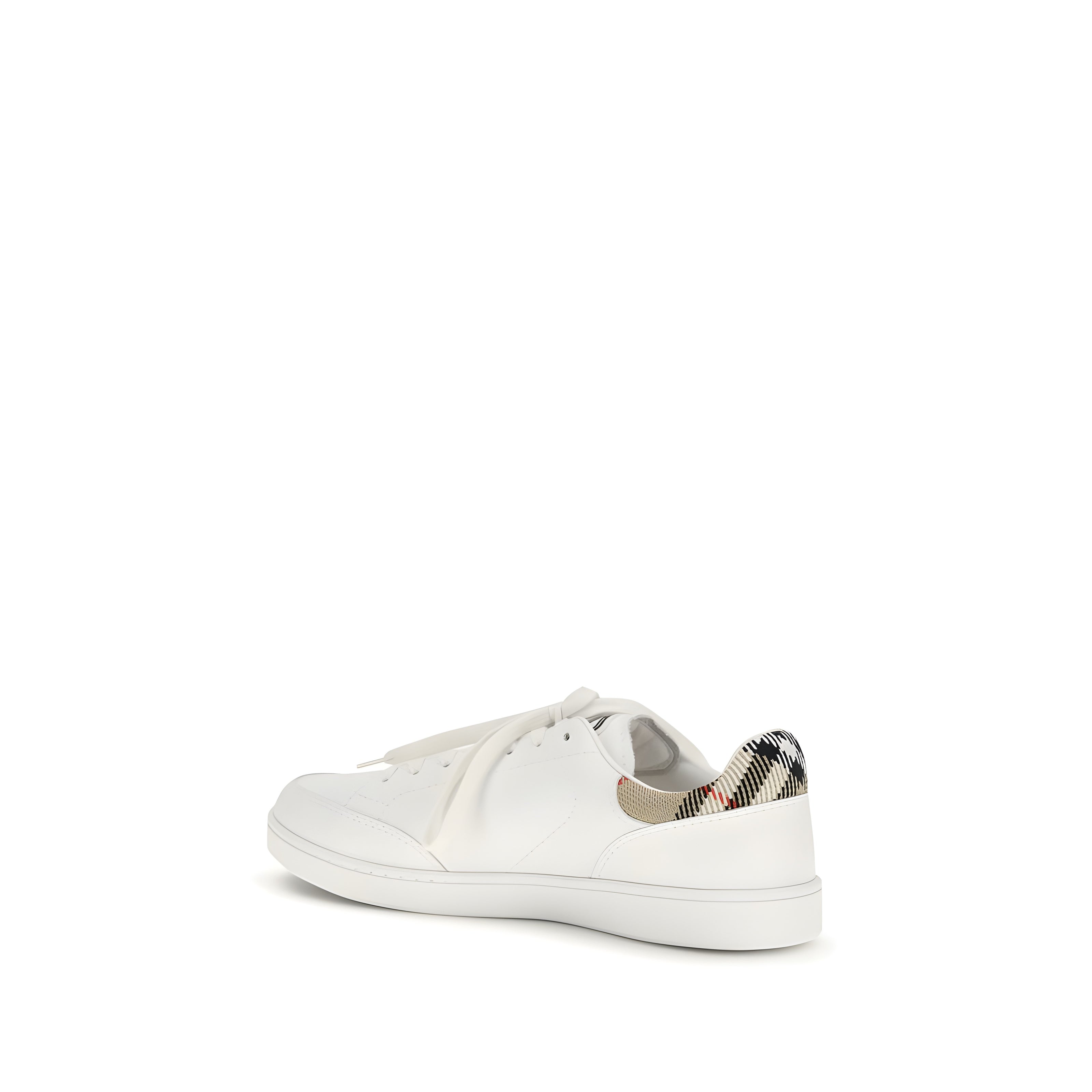 Adidași Burberry albi joși
