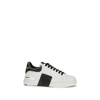 Philipp Plein White Low Top Sneakers