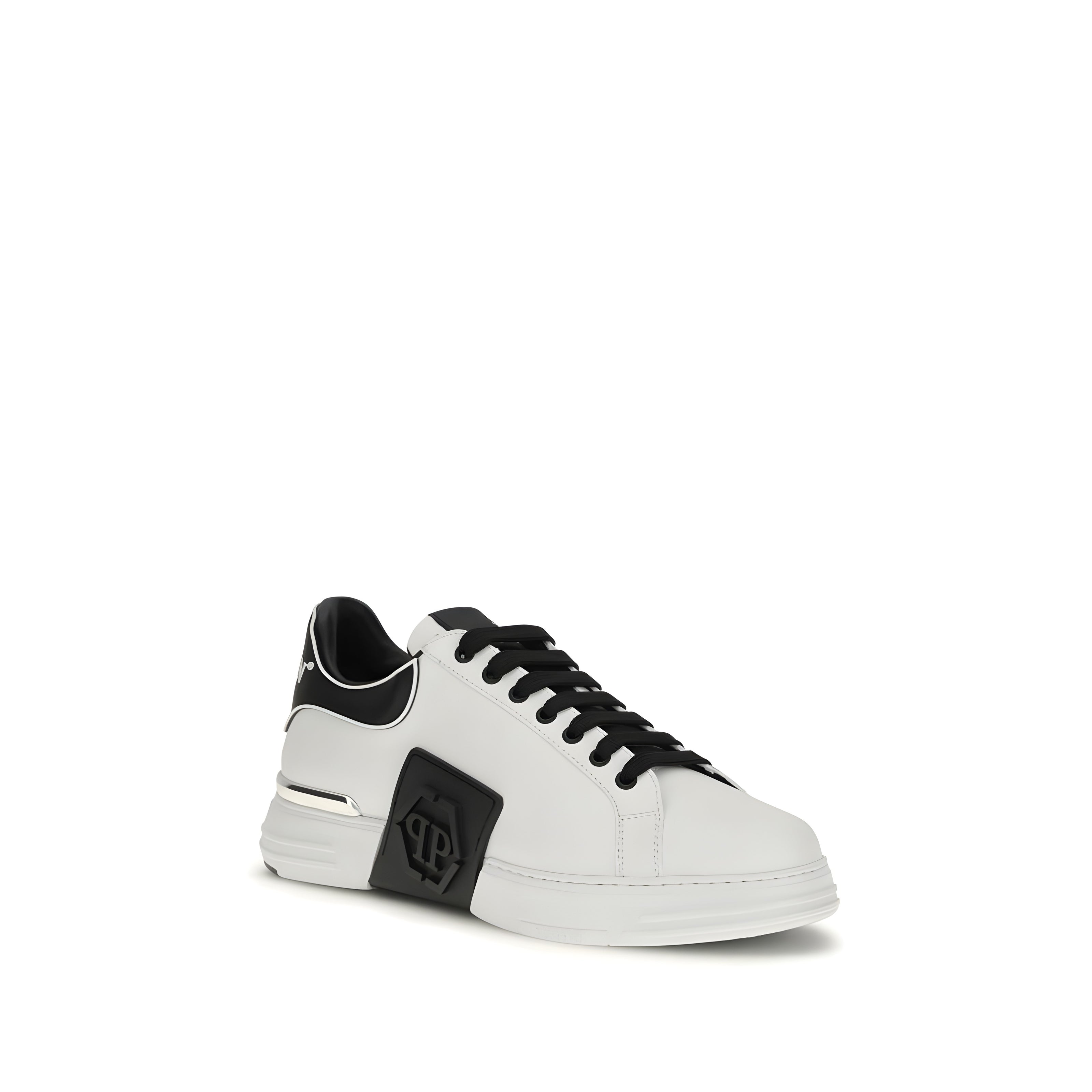 Sneakers albi joși Philipp Plein