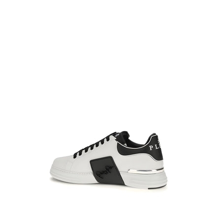 Sneakers albi joși Philipp Plein