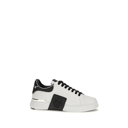 Philipp Plein White Low Top Sneakers