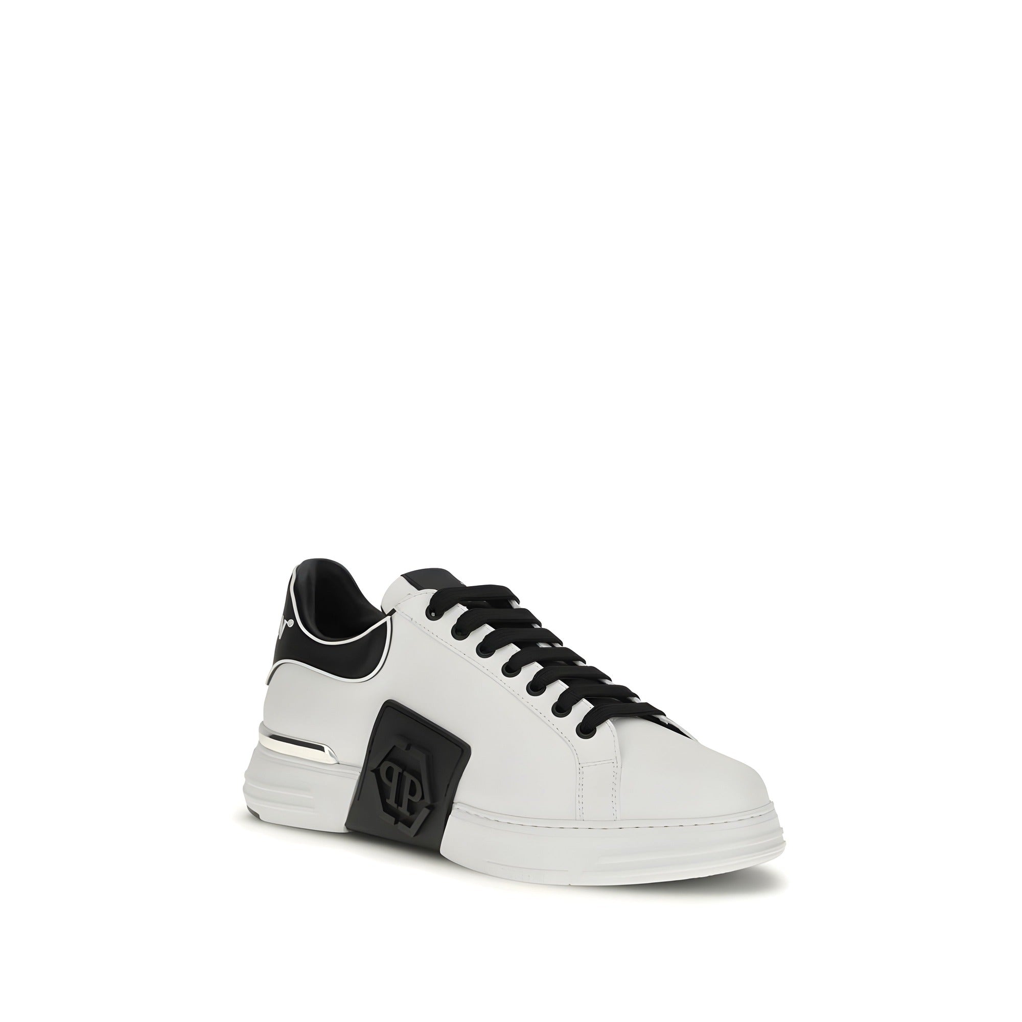 Sneakers albi joși Philipp Plein