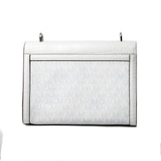 Michael Kors White Canvas Crossbody Bag