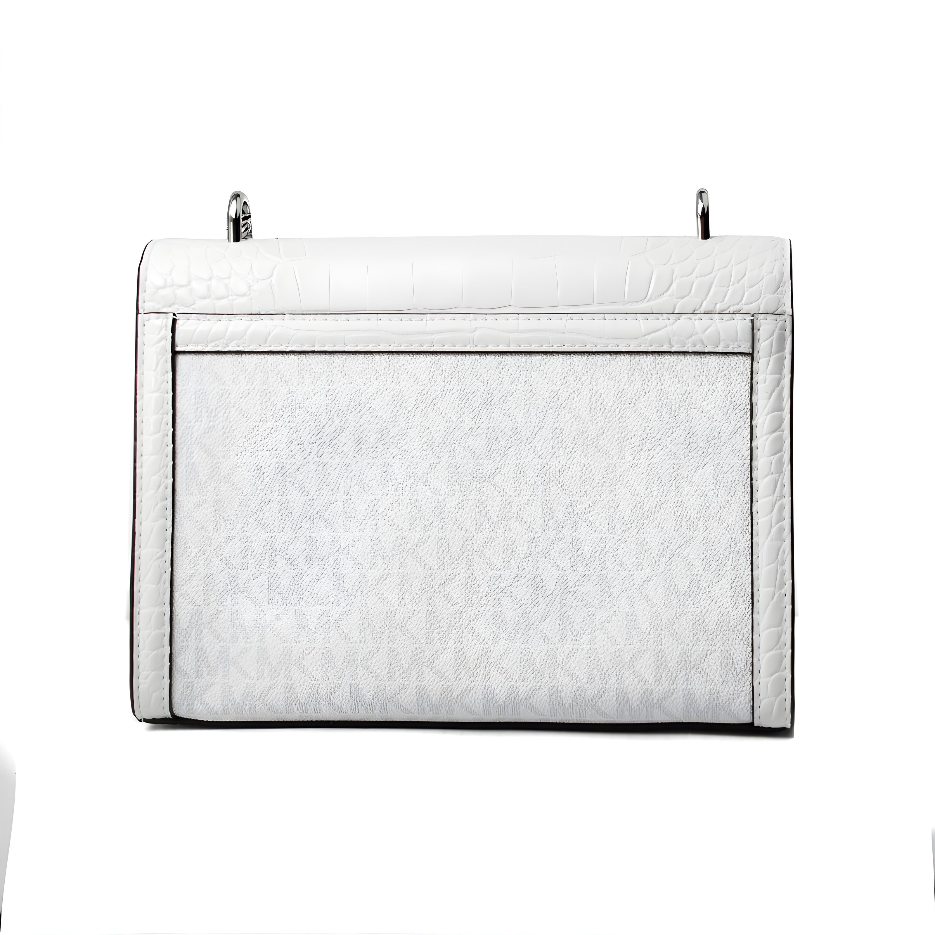 Michael Kors White Canvas Crossbody Bag
