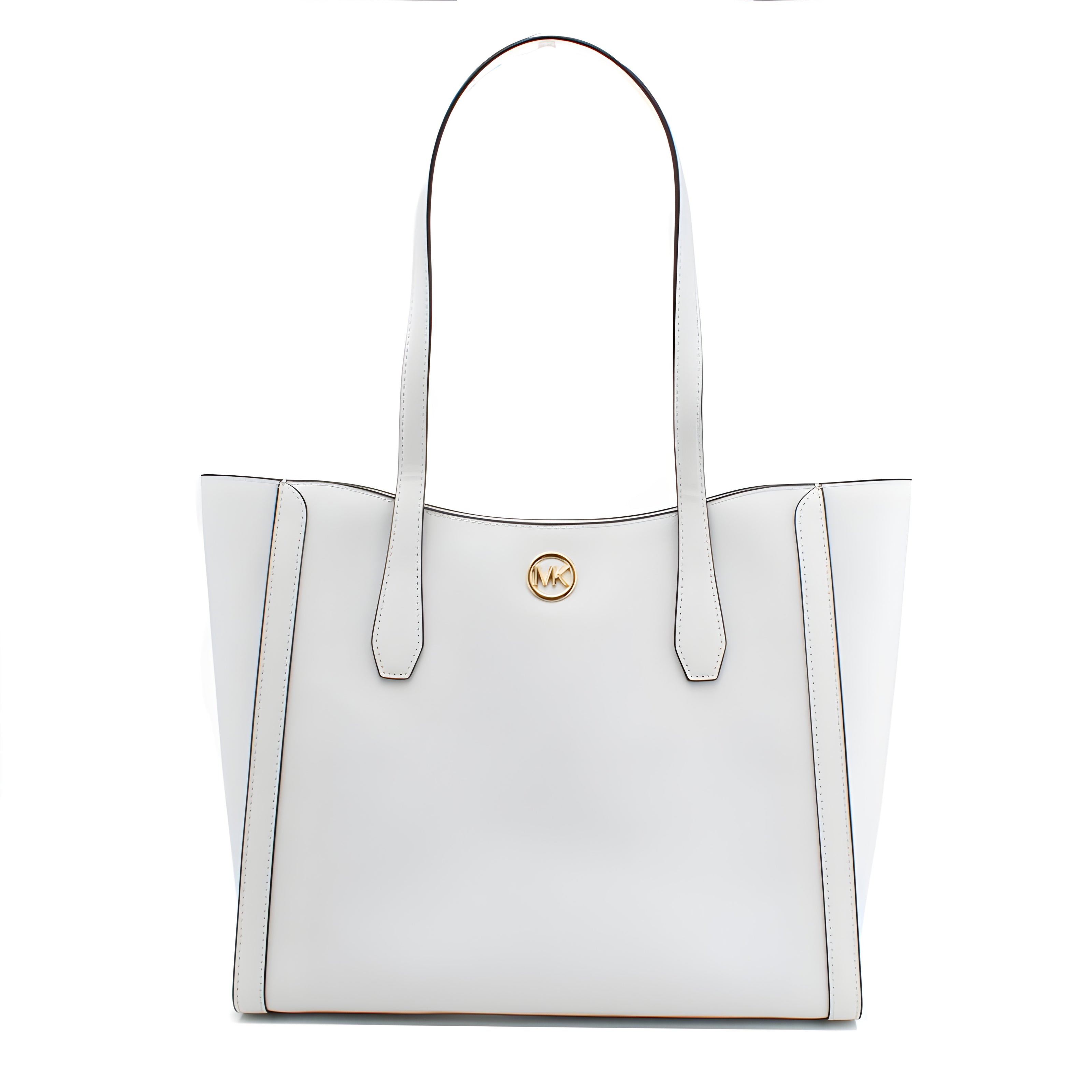 Michael Kors White Canvas Tote Bag