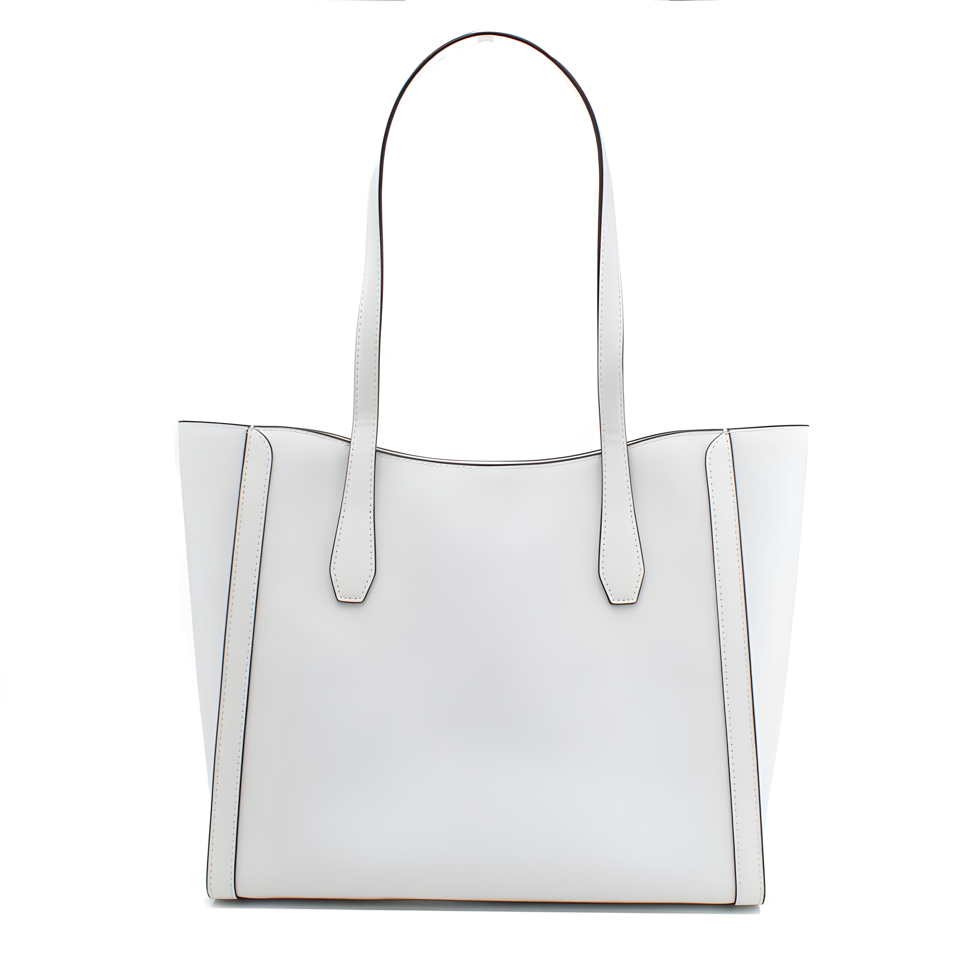 Michael Kors White Canvas Tote Bag
