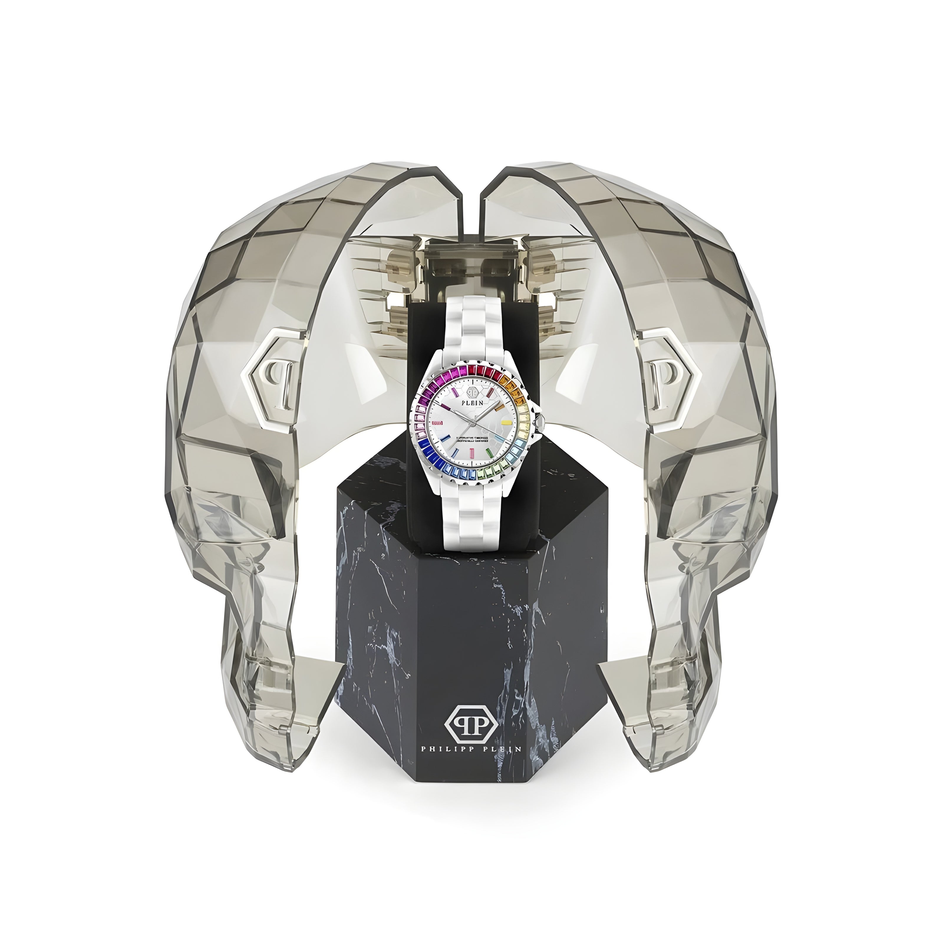 Philipp Plein White Ceramic Dress Watch