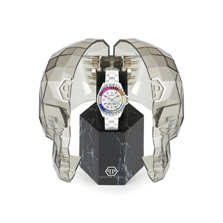 Philipp Plein White Ceramic Dress Watch
