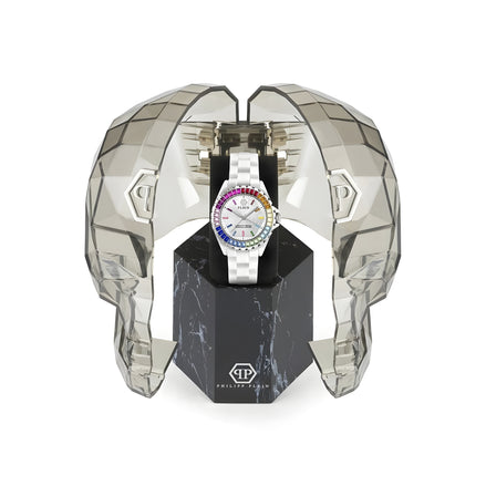 Philipp Plein White Ceramic Dress Watch