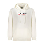 Bluză de molton Tommy Hilfiger din bumbac alb