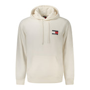 Hanorac Tommy Hilfiger alb din bumbac, cu glugă