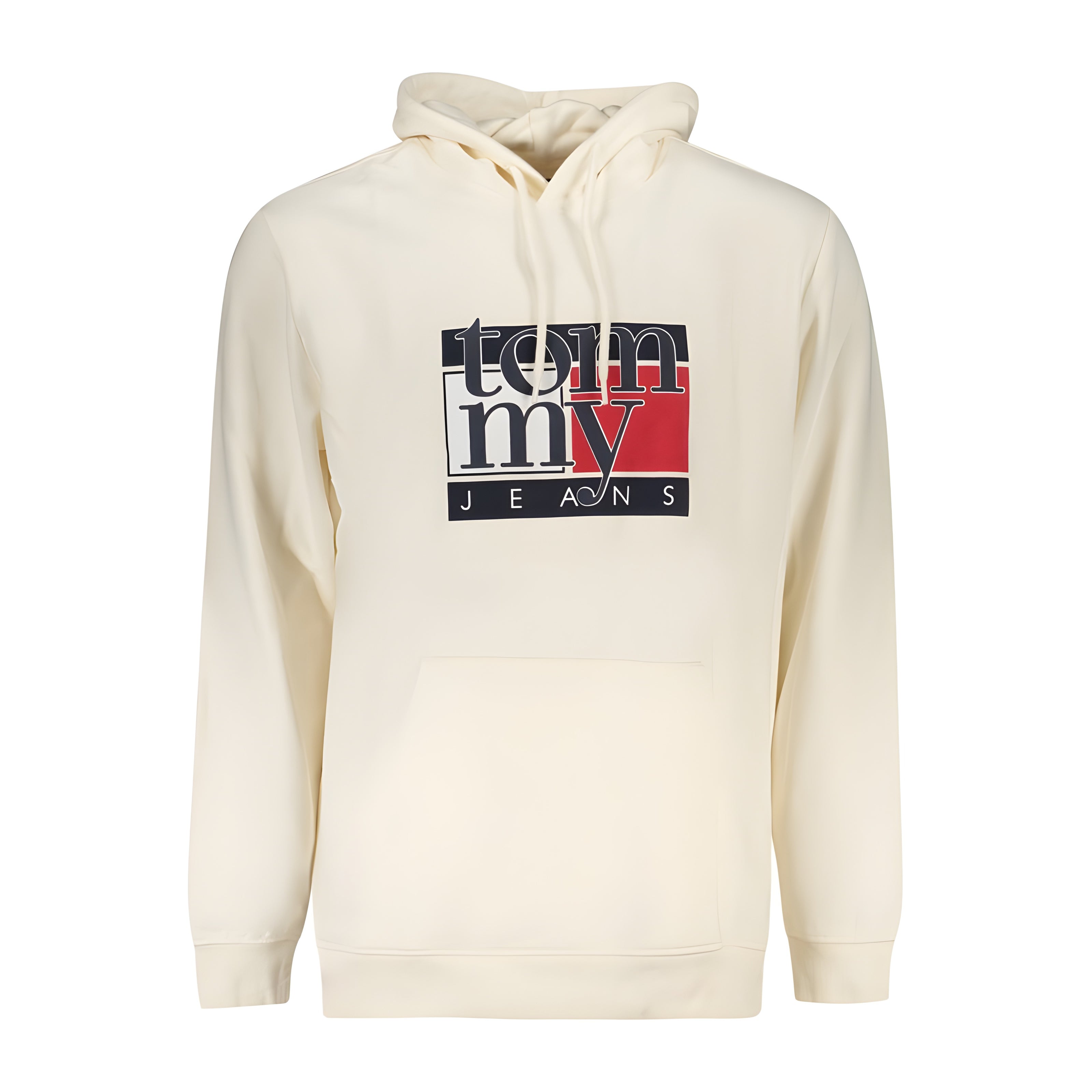Bluză cu glugă Tommy Hilfiger din bumbac alb