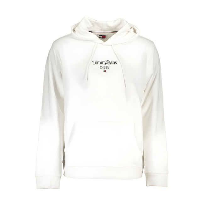 Tommy Hilfiger White Cotton Hoodie
