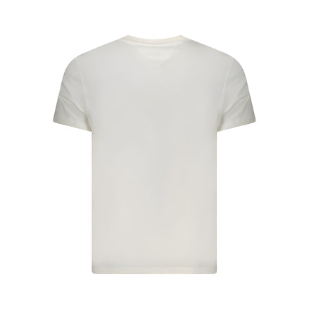 Tricou Tommy Hilfiger alb din bumbac