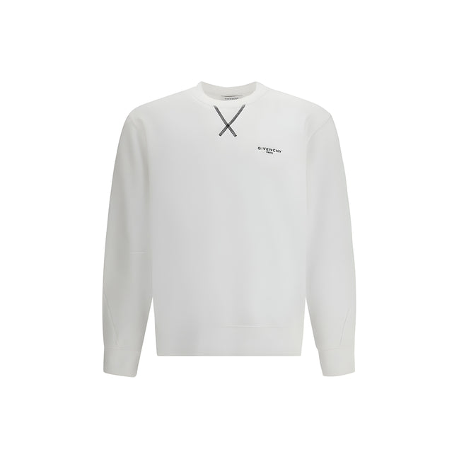 Givenchy White Cotton Sweatshirt