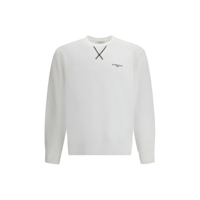 Hanorac alb din bumbac Givenchy