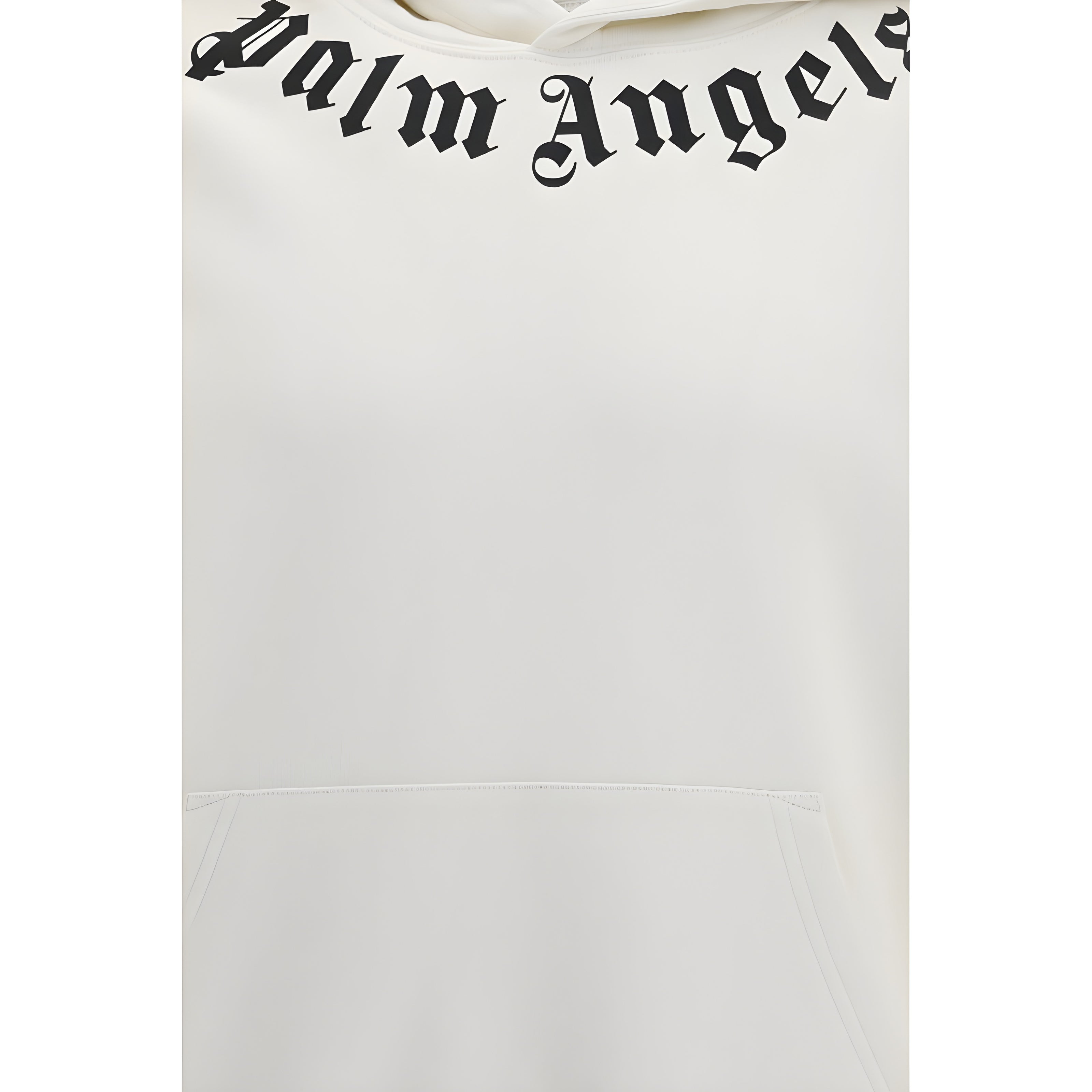 Bluză de molton Palm Angels albă din bumbac