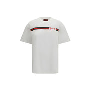 Tricou Gucci alb din bumbac